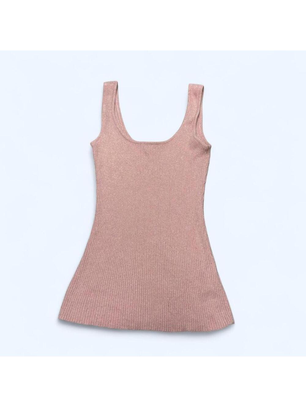 y2k Bebe pink sparkly tank